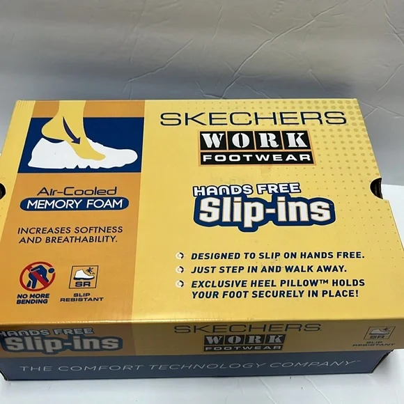 NWT Skechers Work Slip-in Shoes Men’s 10.5 - Picture 6 of 7